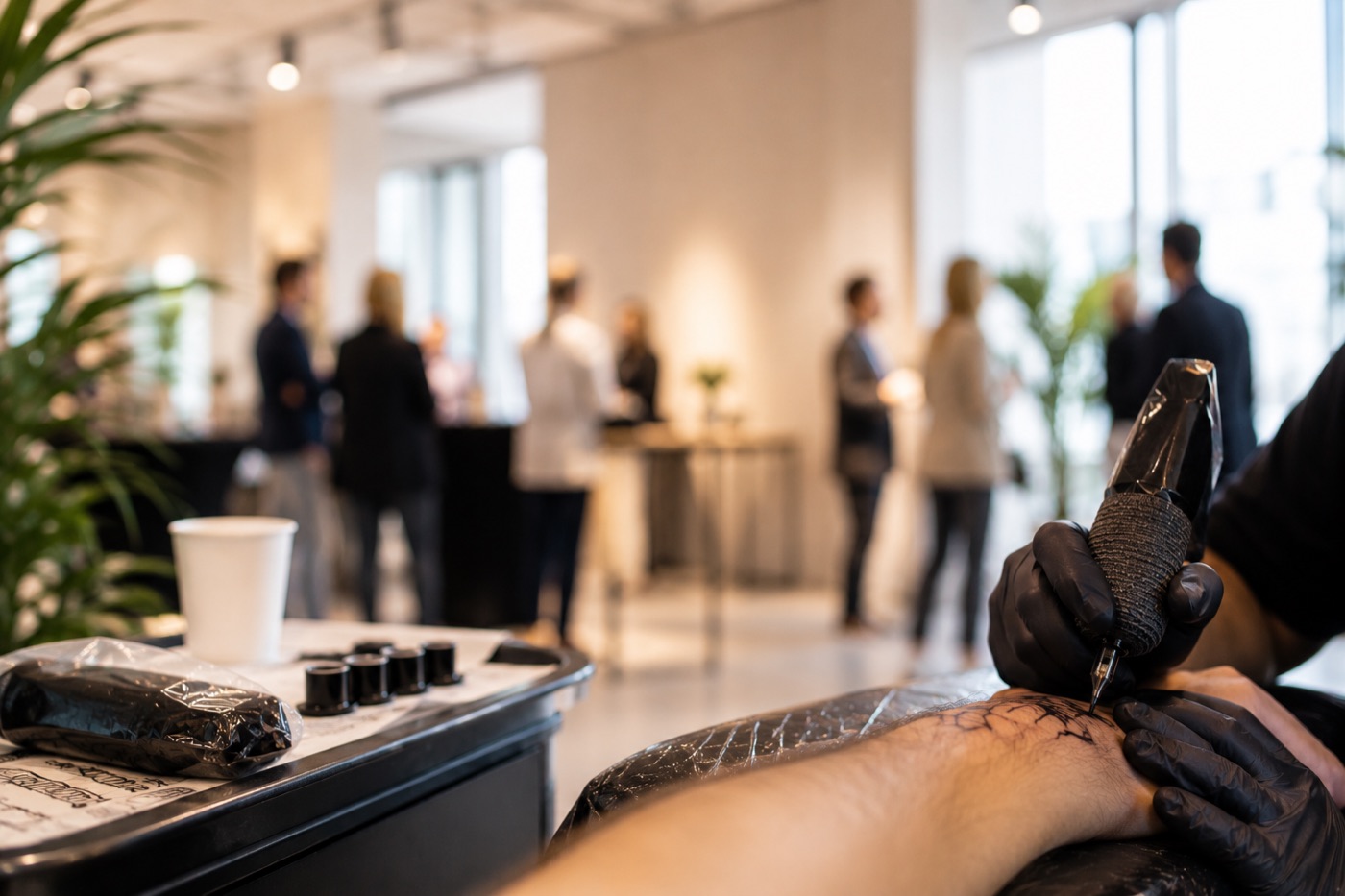 Platzhalterbild für ein Mobile Tattoo Event bei einem Unternehmen